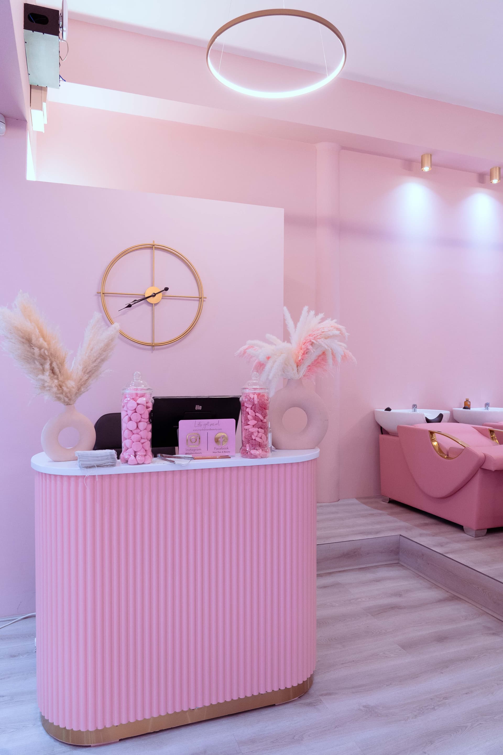 NIYO pink reception